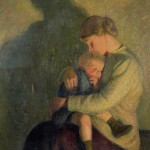 Mother & Child, Candlelight 1909 Cheltenham