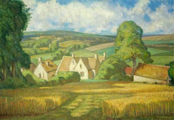 Thornton, Alfred Henry Robinson; Hill Farm, Painswick, Gloucestershire; Cheltenham Art Gallery & Museum; http://www.artuk.org/artworks/hill-farm-painswick-gloucestershire-62065