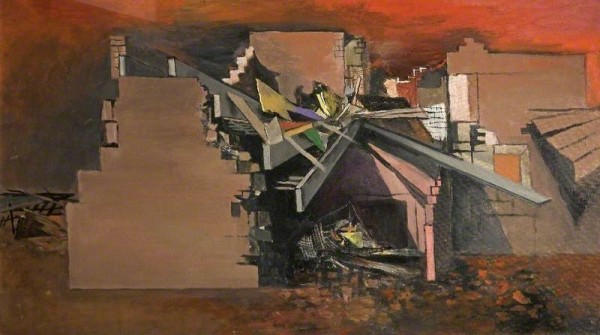 Sutherland, Graham Vivian; Devastation, House in Wales; Cheltenham Art Gallery & Museum; http://www.artuk.org/artworks/devastation-house-in-wales-62058